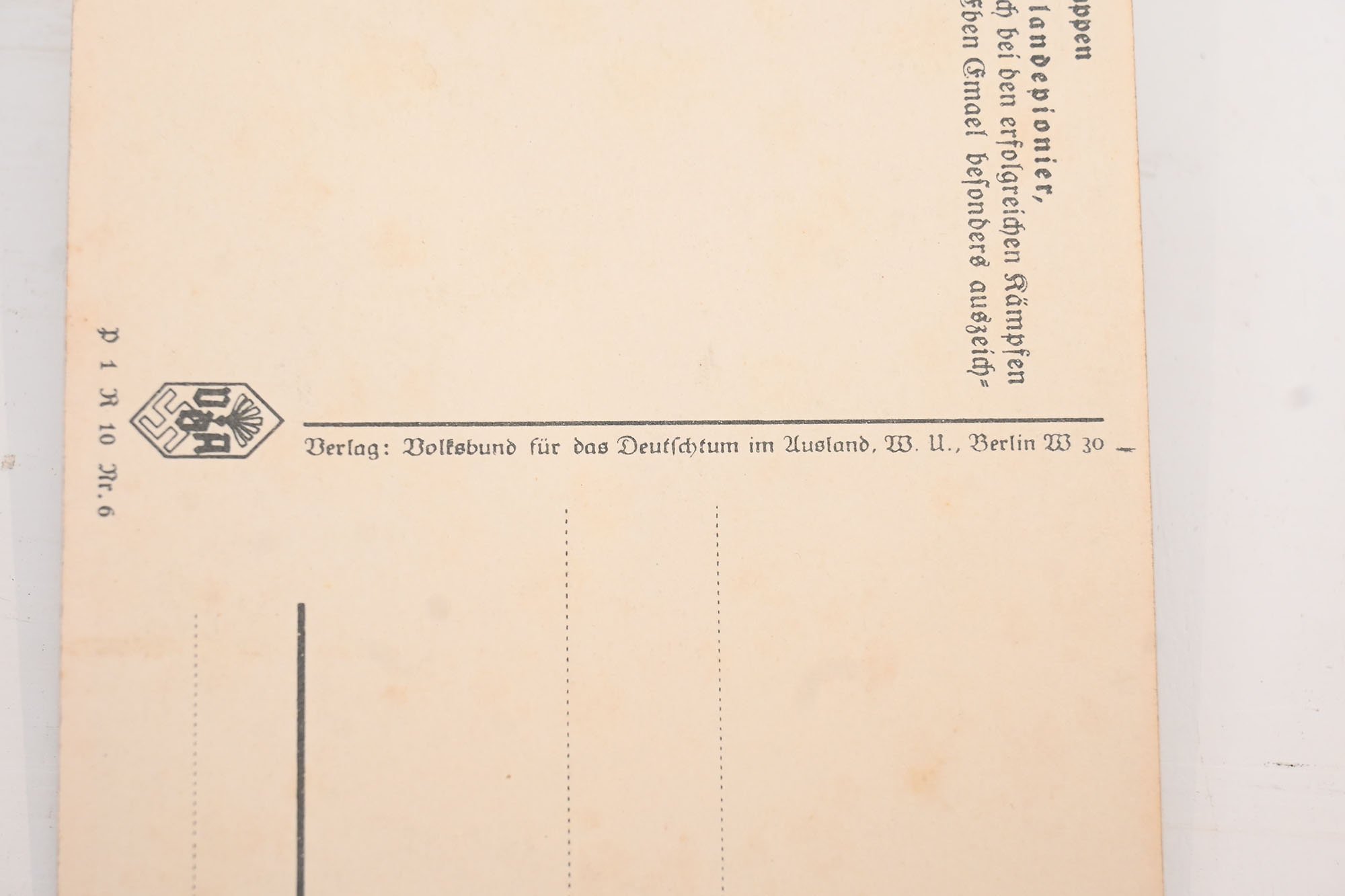 willrich falschirmjager postcard — image 4