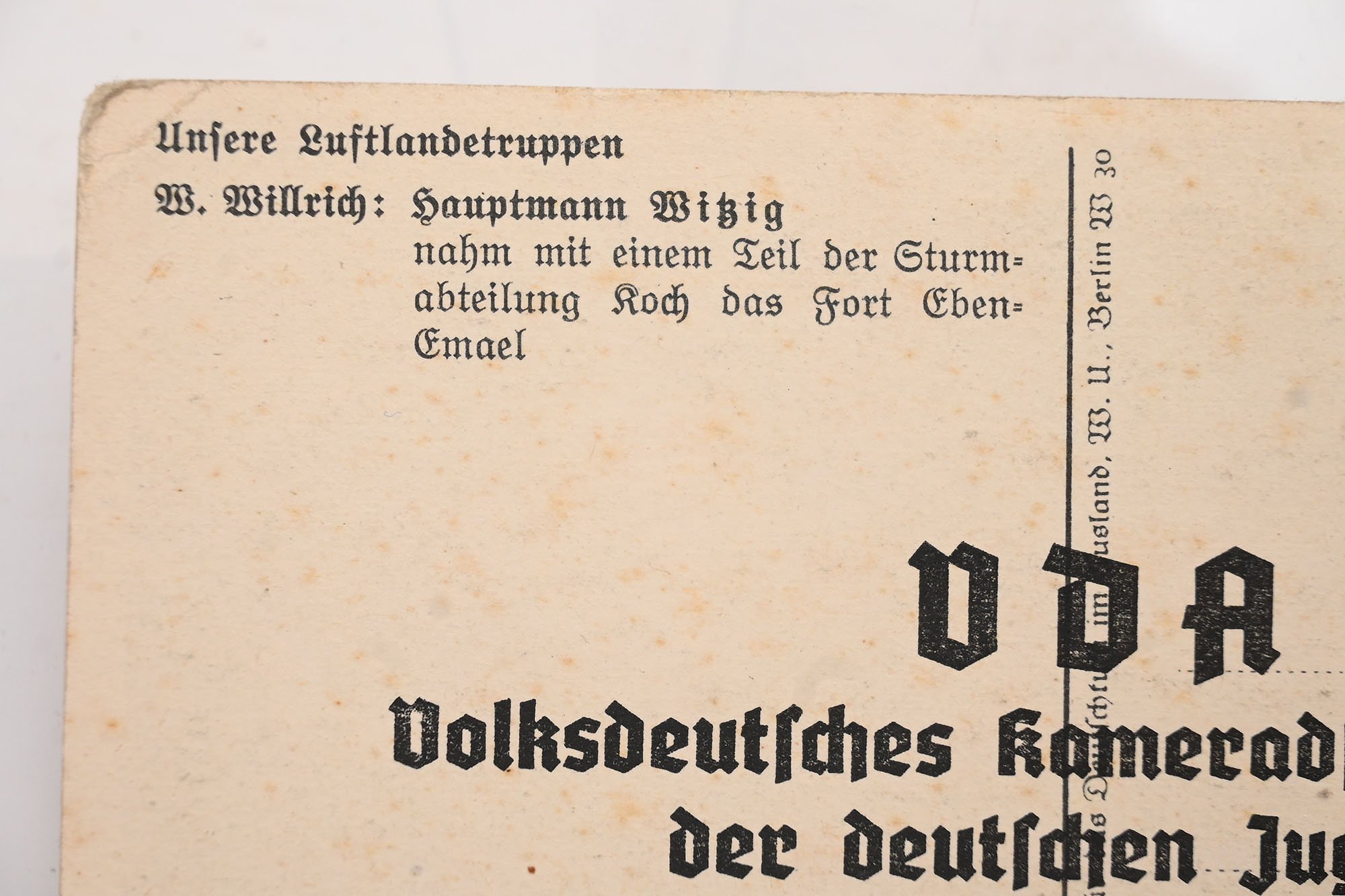 willrich falschirmjager postcard — image 3