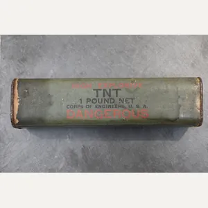 Empty US TNT 1 Pound High Explosive Charge
