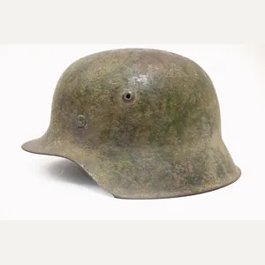 m42 helmet with green overpaint