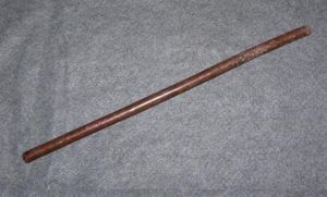 Officers Leather Swagger Stick
