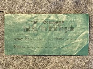 Rifle Brigade ID Ticket