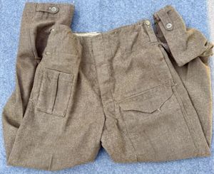 Battledress Trousers, Serge