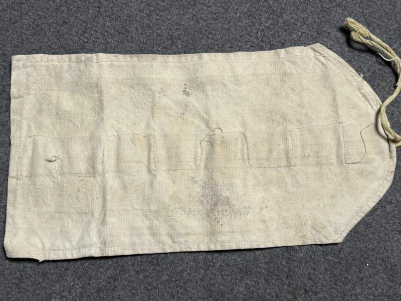 Linen Washroll, Indian Made, 1943 — image 3