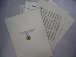 Luftwaffe musical event folder - Luftgau VII - 1942