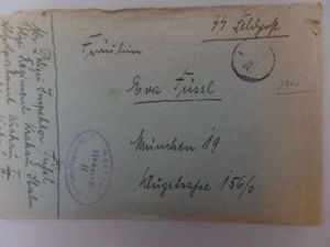 SS -'Feldpost' - Polizei Rgt.'Krakau' - Füssl