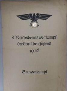 'Gauwettkampf' certificate - 1936