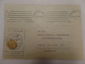 'SS-Feldpost' envelope 'Waffen-SS' -'Rasse und Siedlungshauptamt - Litzmannstadt'