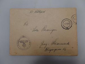 'SS-Feldpost' envelope - 'Kommandeurder Sipo und des SD' - Lublin …