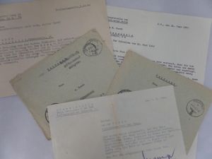 Letters - 22.LL.Div. - The Hague - Holland - 1940