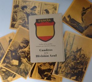 Postcards ' Division Azul'-Blue division- Spanish volunteers