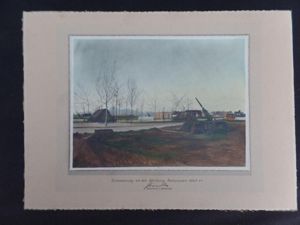 Commemorative object 'Stellung Antwerpen' 1940/41