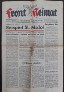 'Front und Heimat' -'Die Soldatenzeitung' - August 1944