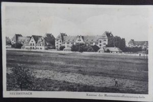Postcard 'Kaserne der Heeresunteroffiziersvorschule' - Neubreisach