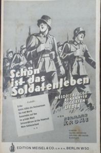 'Schön ist das Soldatenleben' music magazine.