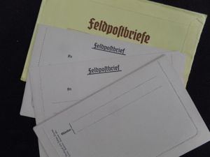 'Feldpostbriefe' 9 pieces war correspondence letters.