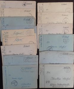 'Feldpost' lot 16.Sch.St.Abt.-Bergen op Zoom - Ganter.