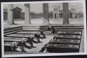 Postcard 'Ehrentempel für die Gefallenen des 9. Nov.1923'