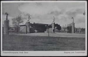 'Truppenübungsplatz' Gross Born - postcard