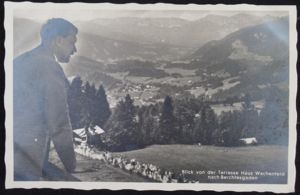 Postcard 'A.Hitler'- Haus Wachenfeld - Berchtesgaden