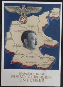 'Ein Volk,ein Reich,ein Führer' postcard
