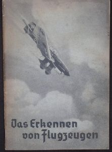 'Das erkennen von Flugzeuge' period booklet.