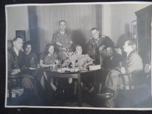 RK recipient with family postcard picture.