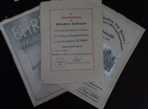 3 'Smuckurkunde' - 15.Div.- Niepel