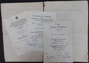 Award document grouping WH (Heer) 56.Inf.Div.- Lachmann