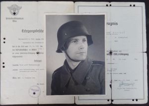 'Gendarmerie'course certificates - Danzig - Böttner