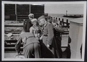 Germans on the isle of 'Marken' Holland-PK photo