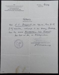 I.D.permit authorized representative Dutch crowns capital.