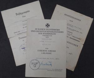 Award document grouping G.R.413-206.Inf.Div.?-Krapiau