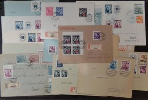 DRK enveloppe grouping Böhmen u. Mähren (Generalgovernement)