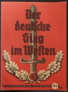 Period book'Der Deutsche Sieg im Westen''