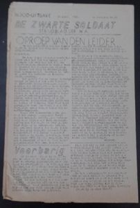Nood-uitgave 'De Zwarte Soldaat' 26-4-1945