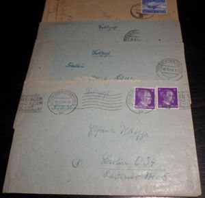 SS Feldpost-10 pieces-8 with contents