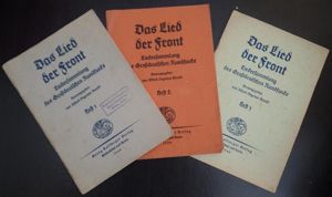 3 Pieced serie'Das Lied der Front'