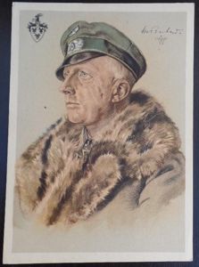 Willrich card Major der res.Hans von Rochow
