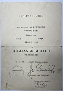 Citation - WH (Heer) - 123.Inf.Div. - Runge