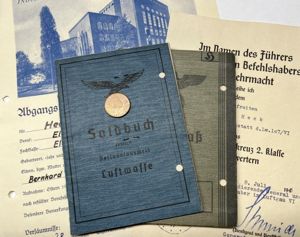 Soldbuch/Wehrpass/citation - Luftwaffe - Schw.Kfz.Inst.Komp. - Heck