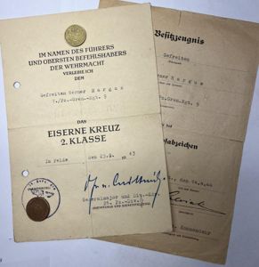 Citation set - WH (Heer) - 26.Pz.Div. - Italy - …