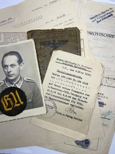 Soldbuch/citation WH (Heer) - 274.Inf.Div./Heeres Küsten Art.Rgt.978 - Stavanger - …
