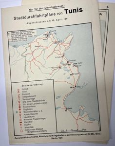 Maps Tunis - 1941