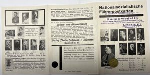 'Nationalsozialistische Führerpostkarten' mini catalog