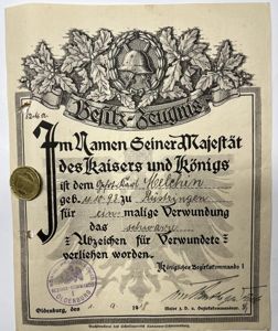 Citation - WW I - Welchin