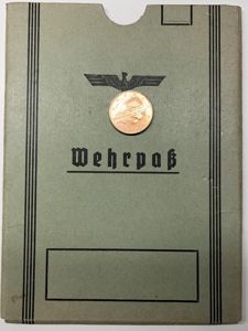 Wehrpass - protective cover
