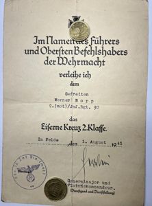 Citation - WH (Heer) - 18.Inf.Div. - Bopp