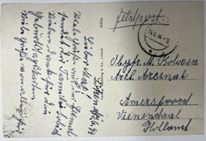 'Art.Arsenal Amersfoort' - postcard - 1944