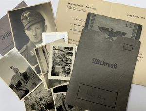 Wehrpass - Luftwaffe - 15.Feld Div. - Klein